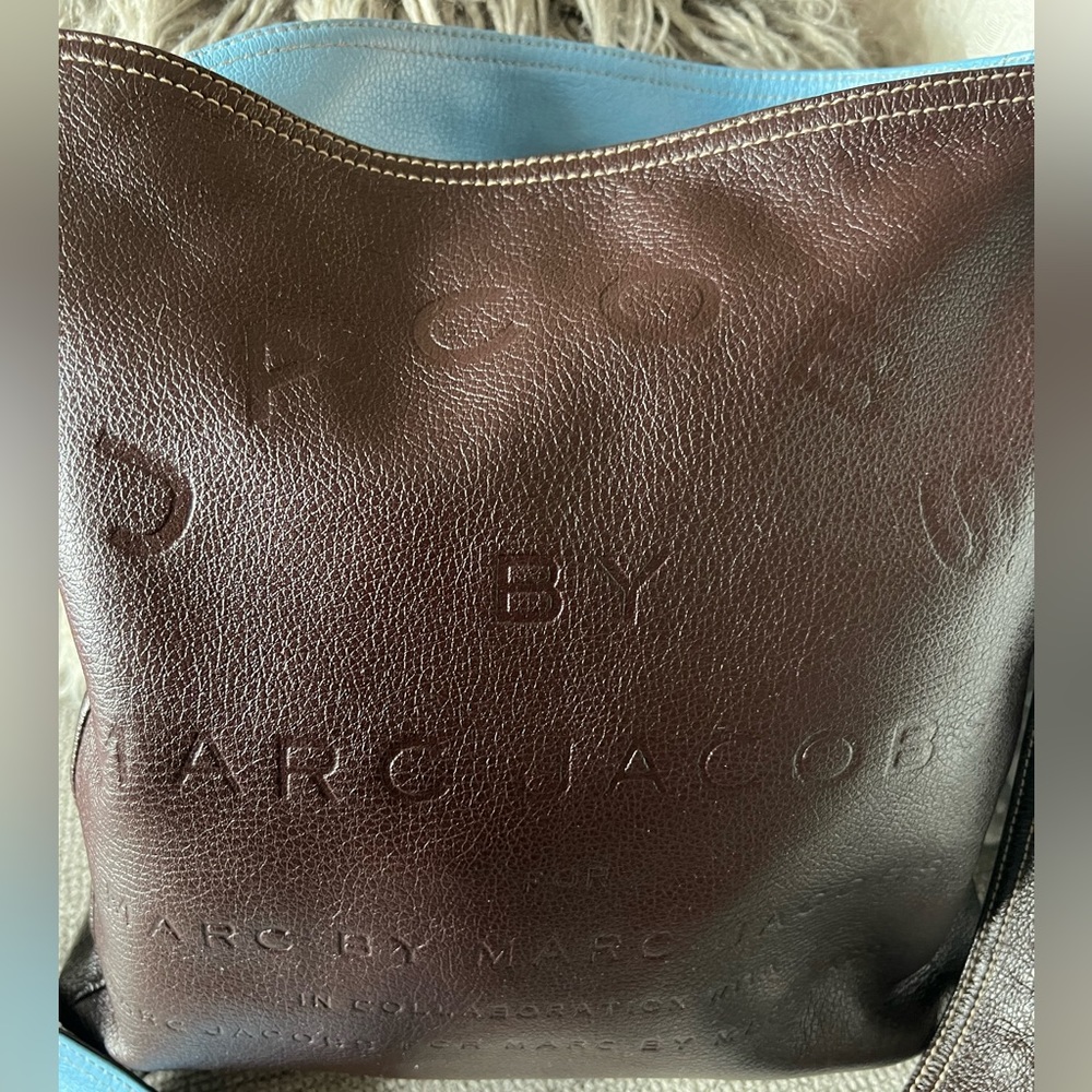 Marc Jacobs by Marc Jacobs Embossed Logo Crossbody Bag